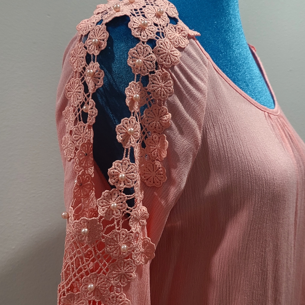 Pink Rayon Top